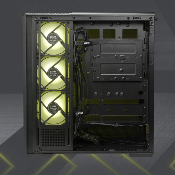 MSI MAG PANO 130R PZ Black Gaming Kasa H2