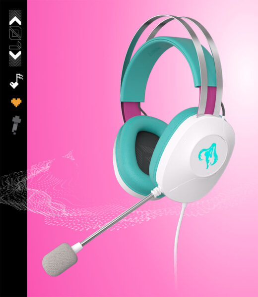 TUF Gaming H1 Gen II Hatsune Miku Edition ASUS TUF Gaming H1 Gen II Hatsune Miku Edition Gaming Kulaklık H3