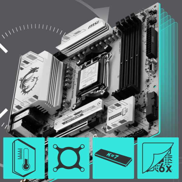 MSI B850M GAMING PLUS WIFI6E Anakart H4