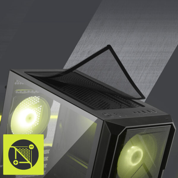 MSI MAG FORGE M120R AIRFLOW Gaming Kasa H4