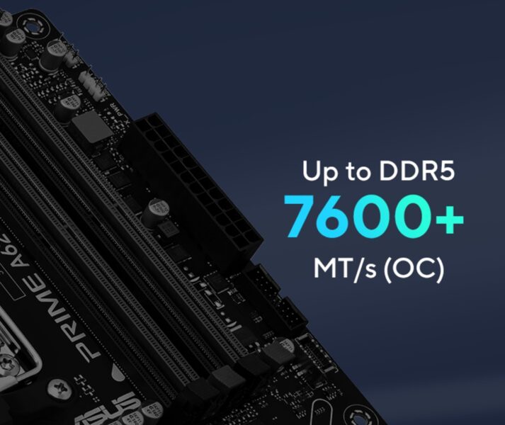 ASUS PRIME A620AM-A-CSM 7600MHz (OC) DDR5 mATX Anakart H5