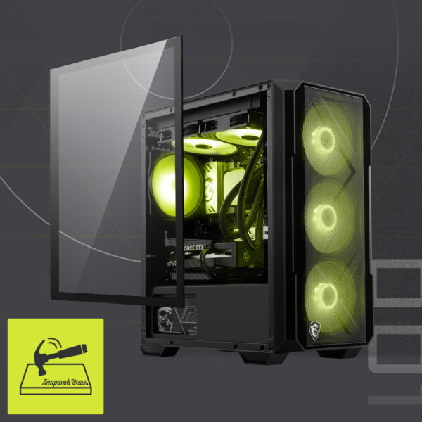 MSI MAG FORGE M120R AIRFLOW Gaming Kasa H5