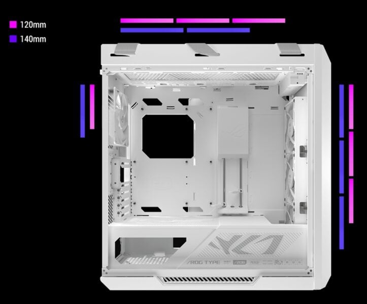ROG Strix Helios II White Edition Gaming Kasa H6