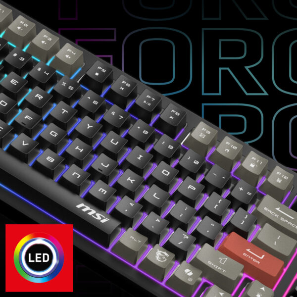 MSI FORGE GK110 TR Gaming Klavye H6