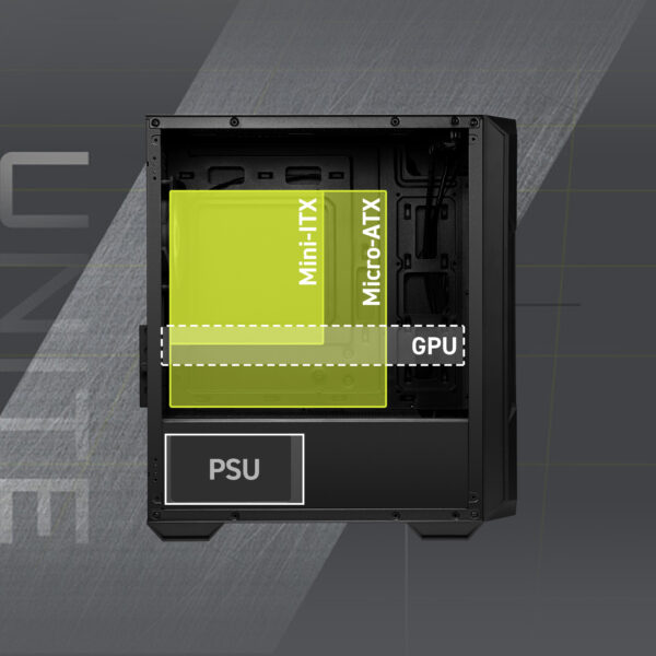 MSI MAG FORGE M120R AIRFLOW Gaming Kasa H6