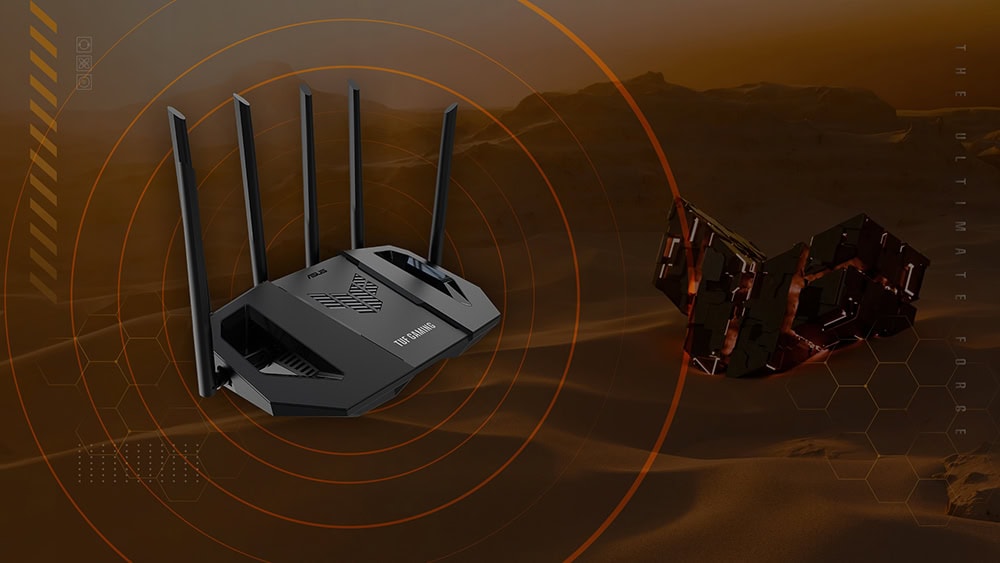 TUF Gaming BE6500 (TUF-BE6500) ASUS TUF-BE6500 Kablosuz Router H7