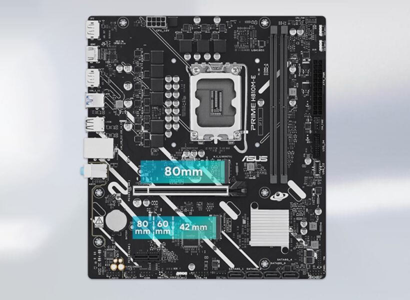 PRIME H810M-E-CSM ASUS PRIME H810M-E-CSM 6400MHz DDR5 mATX Anakart H7