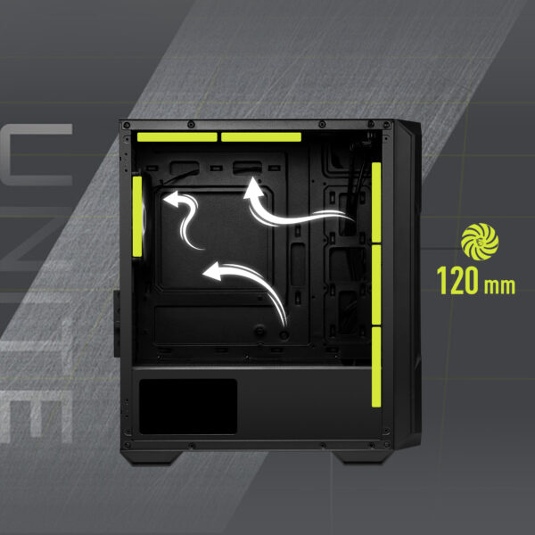 MSI MAG FORGE M120R AIRFLOW Gaming Kasa H7