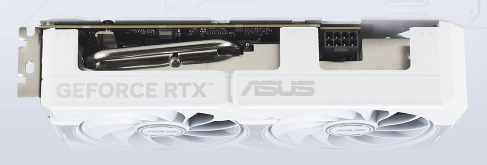 ASUS Dual GeForce RTX™ 5060 Ti 16GB GDDR7 White OC Edition Ekran kartı ASUS GeForce RTX yüksek performanslı gaming ekran kartı, oyun ve grafik işlemleri için ideal, yeni nesil teknolojilerle donatılmış.