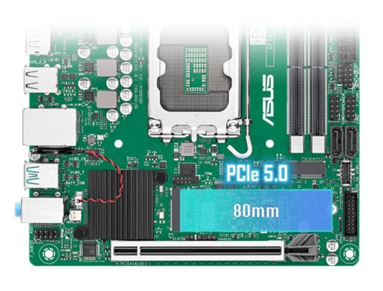 ASUS Pro Q870I-C-CSM 6400MHz DDR5 Mini-ITX Anakart H8