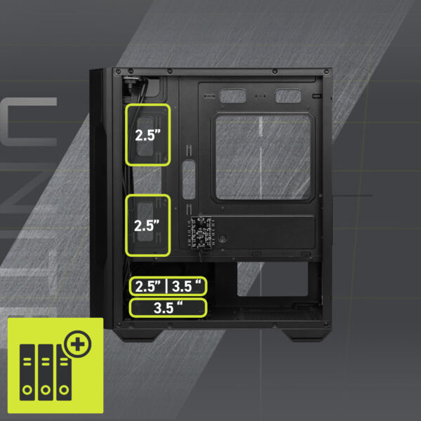 MSI MAG FORGE M120R AIRFLOW Gaming Kasa H8