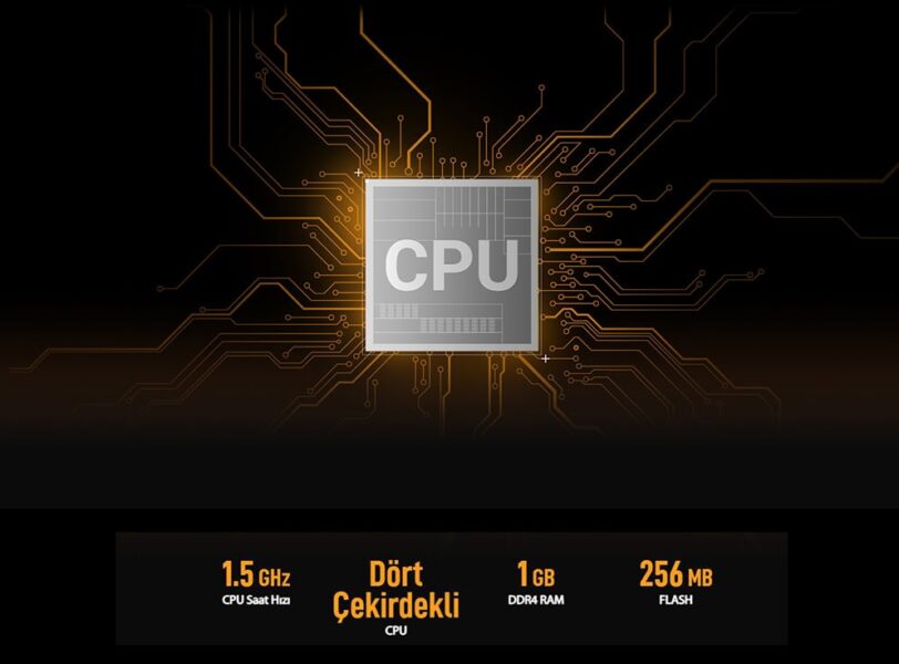 TUF Gaming BE6500 (TUF-BE6500) ASUS TUF-BE6500 Kablosuz Router H9