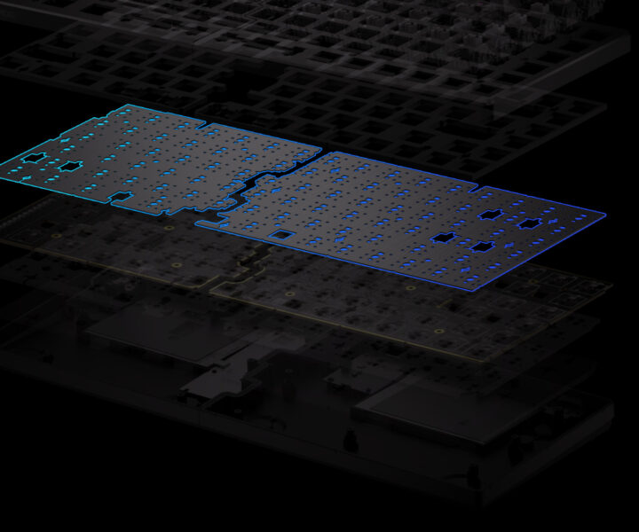 ROG Falcata Gaming Keyboard ASUS ROG Falcata %75 HFX V2 Türkçe Mekanik Gaming Klavye H9