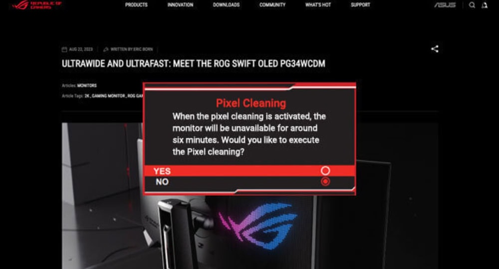 ROG Strix OLED XG32UCWG ASUS ROG Strix OLED XG32UCWG Gaming Monitör H9