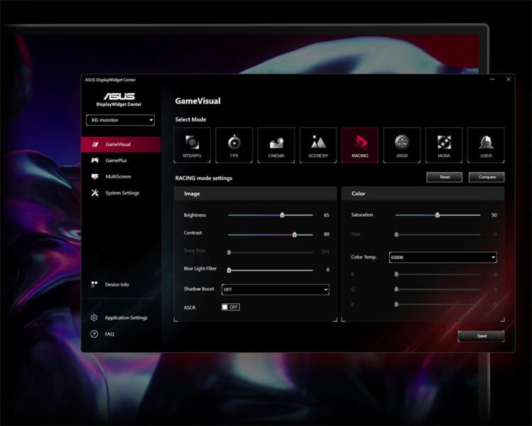 ROG Strix XG27ACMS ASUS ROG Strix XG27ACMS Gaming Monitör H10