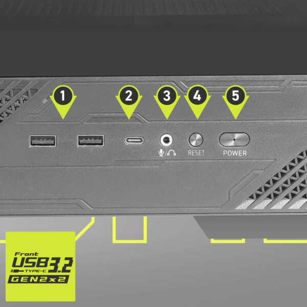 MSI MAG PANO 130R PZ Black Gaming Kasa H9