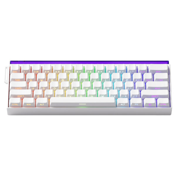 Akko Veekos Shine60 He Flash Manyetik Switch 8k Hz Hall Effect Hotswap Rgb Kablosuz Ingilizce Mekanik Gaming Klavye 2