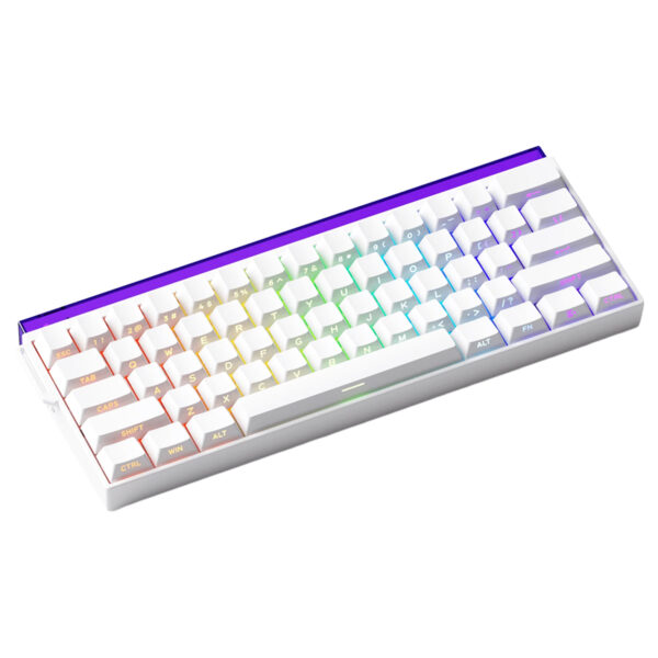 Akko Veekos Shine60 He Flash Manyetik Switch 8k Hz Hall Effect Hotswap Rgb Kablosuz Ingilizce Mekanik Gaming Klavye 4