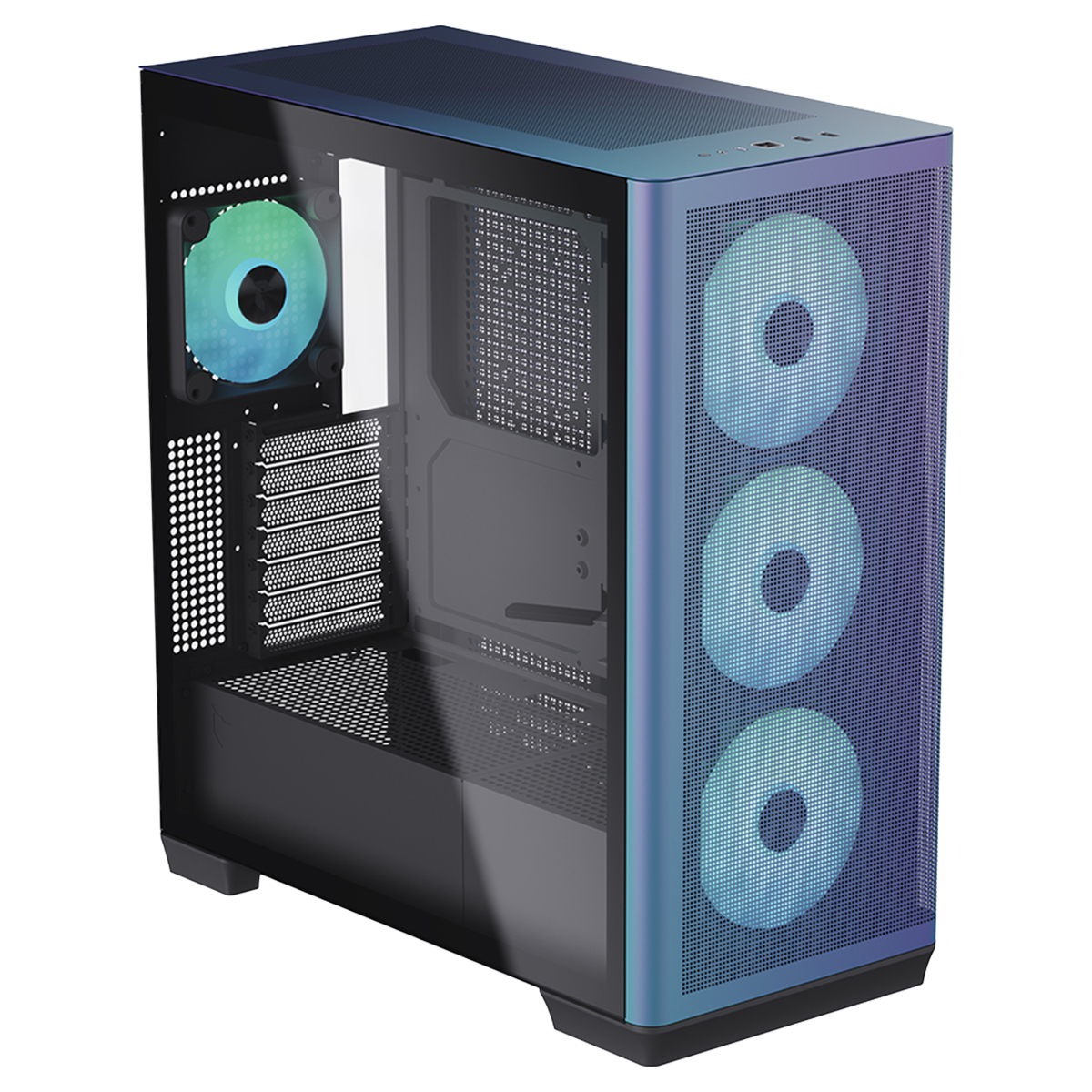 Apnx C1 R Chromaflair 3x120mm Argb Fan Mesh Temperli Cam Usb 3 0 Mid Tower Atx Gaming Kasa 5