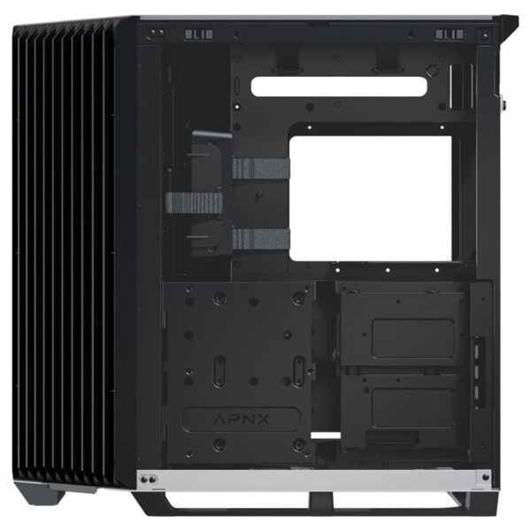 Apnx V1 Black And White Temperli Cam Usb 3 2 Mid Tower Atx Gaming Kasa 7