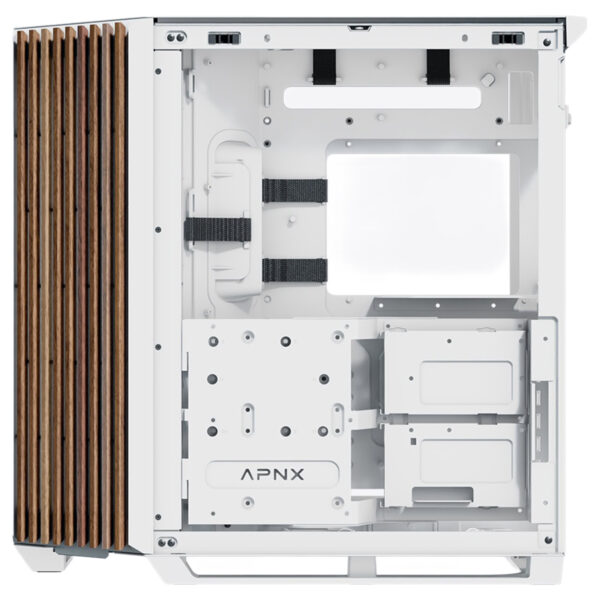 Apnx V1 White Wood Temperli Cam Usb 3 2 Mid Tower Atx Gaming Kasa 7