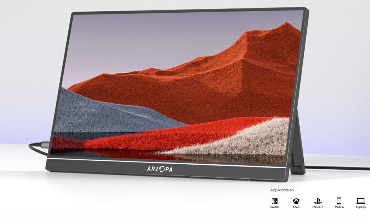 16,1 inç %100 sRGB Taşınabilir Monitör