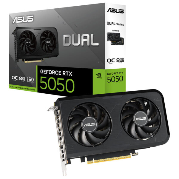 ASUS Dual GeForce RTX™ 5050 8GB GDDR6 OC Edition ASUS DUAL GeForce RTX 5050 OC 8GB Ekran Kartı H1