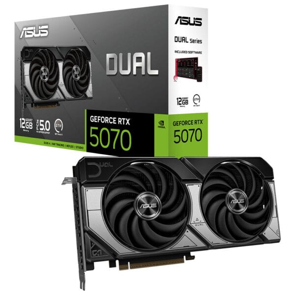 DUAL-RTX5070-12G ASUS DUAL RTX5070 12GB Ekran Kartı H1