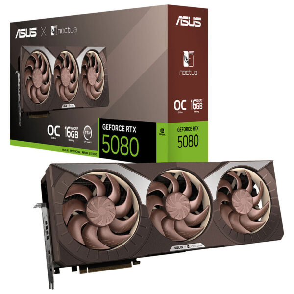 ASUS GeForce RTX™ 5080 16GB GDDR7 Noctua OC Edition ASUS GeForce RTX 5080 16GB GDDR7 Noctua OC Edition Ekran Kartı H1