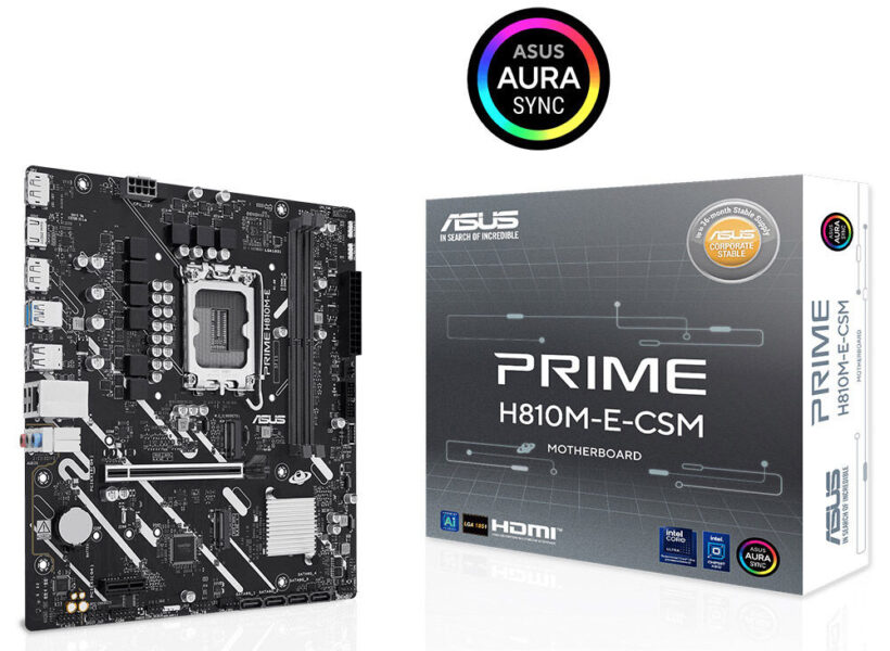 PRIME H810M-E-CSM ASUS PRIME H810M-E-CSM 6400MHz DDR5 mATX Anakart H1