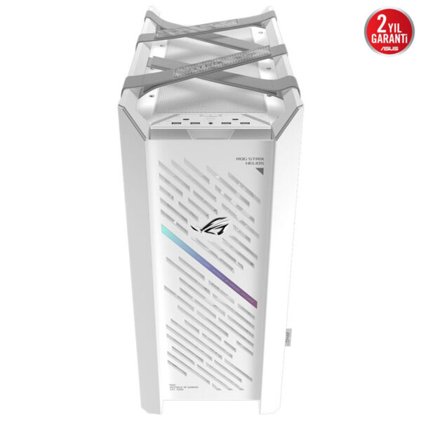 Asus Rog Strix Helios Ii Gx601s White Edition 4x140mm Fan Mesh Çift Temperli Cam Usb 3.2 Mid Tower E Atx Gaming Kasa 10