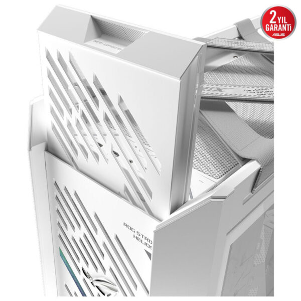 Asus Rog Strix Helios Ii Gx601s White Edition 4x140mm Fan Mesh Çift Temperli Cam Usb 3.2 Mid Tower E Atx Gaming Kasa 14
