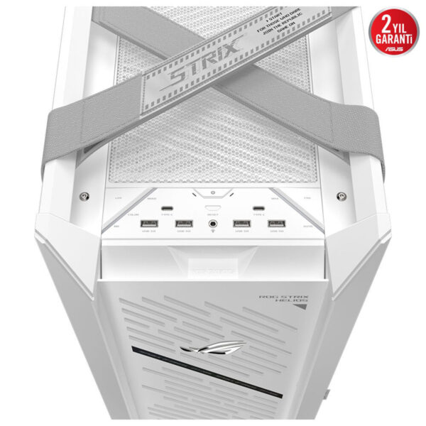 Asus Rog Strix Helios Ii Gx601s White Edition 4x140mm Fan Mesh Çift Temperli Cam Usb 3.2 Mid Tower E Atx Gaming Kasa 15