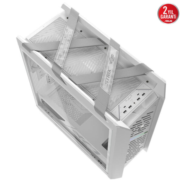 Asus Rog Strix Helios Ii Gx601s White Edition 4x140mm Fan Mesh Çift Temperli Cam Usb 3.2 Mid Tower E Atx Gaming Kasa 16