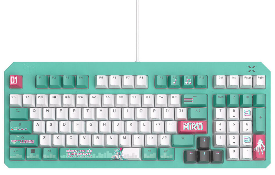 TUF Gaming K3 Gen II Hatsune Miku Edition ASUS TUF Gaming K3 Gen II Hatsune Miku Edition Gaming Klavye H1