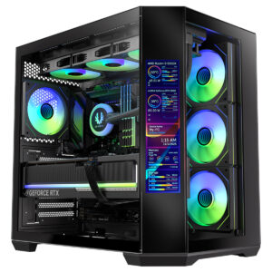 Bitfenix T10 Digital Ef Siyah 8 8 Inc Ips Ekran 4x120mm Argb Fan Temperli Cam Usb 3 1 Bpab 850w 80 Bronze Mid Tower Atx Gaming Kasa Bfc Kt10efbbk850 4a T2