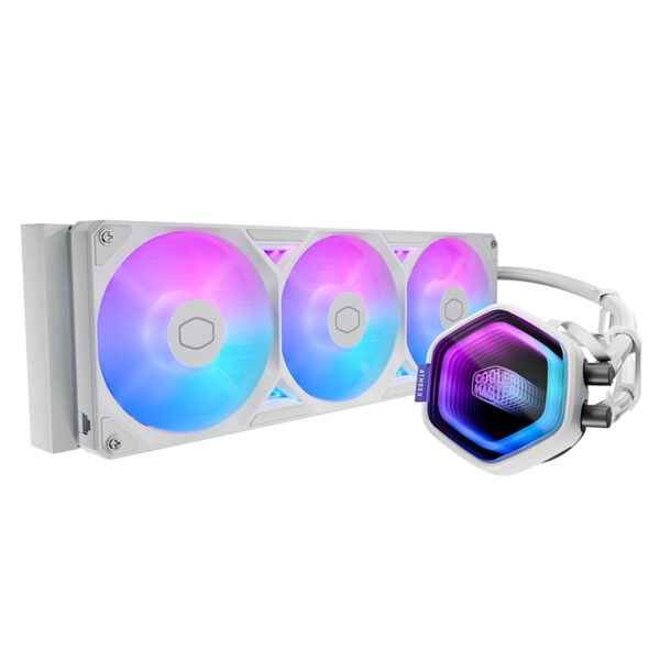 Cooler Master Masterliquid Atmos Ii Pixel Led Argb Beyaz 360mm Intel Amd Uyumlu İşlemci Sıvı Soğutucu (mlx D36m A25sz Pw) 02