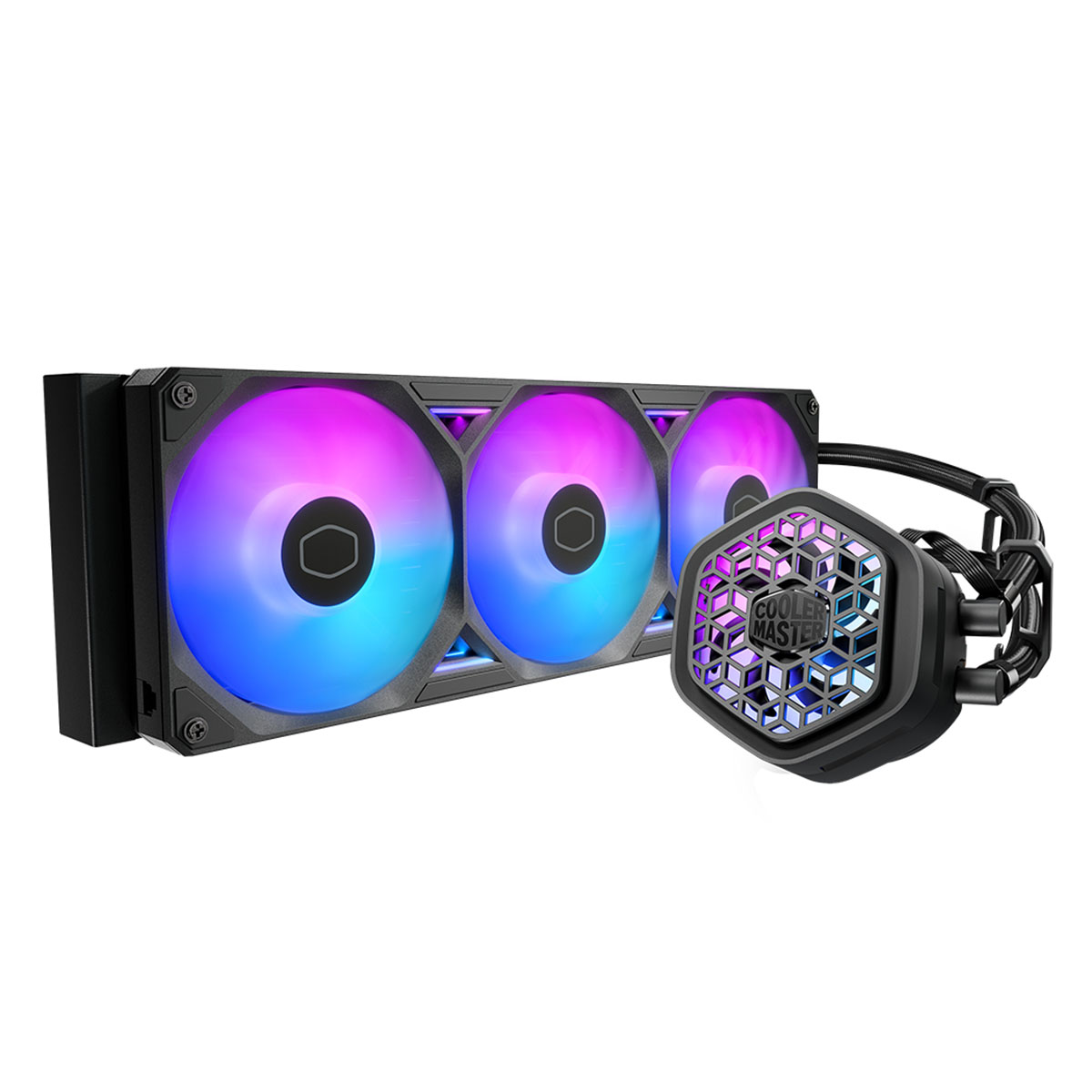 Cooler Master Masterliquid Atmos Ii Vrm Fan Argb Siyah 360mm Intel Amd Uyumlu İşlemci Sıvı Soğutucu (mlx D36m A25sz V1) 02 (2)