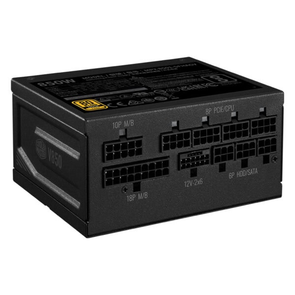 Yüksek verimli 850W bilgisayar güç kaynağı, dayanıklı ve güvenilir güç sağlar, yüksek performanslı PC ve oyun sistemleri için uygun.
