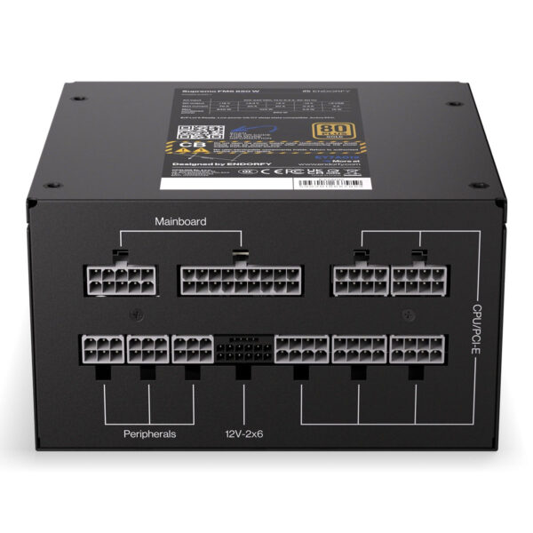 Endorfy Supremo Fm6 850w 80+ Gold Pcie 5.1 Full Modüler Atx 3.1 Güç Kaynağı (ey7a012) 2