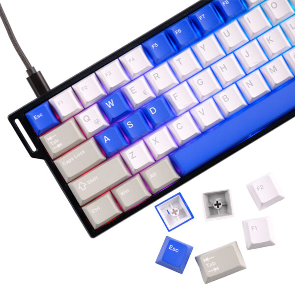 Gameraider Cherry Double Shot Pbt (full Set) Mavi Türkçe Keycap Set 5