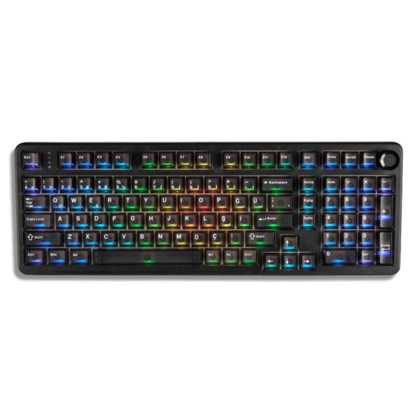 Gameraider Cherry Single Shot Pc (full Set) Mor Transparan Keycap Set 4