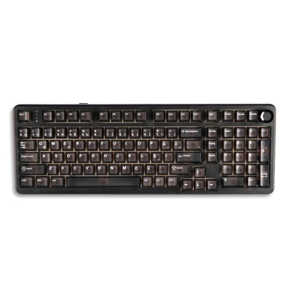 Gameraider Cherry Single Shot Pc (full Set) Mor Transparan Keycap Set 6