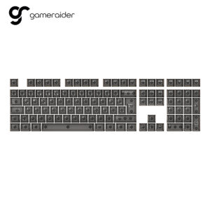 Gameraider Cherry Single Shot Pc Full Set Seffaf Turkce Keycap Set Y1