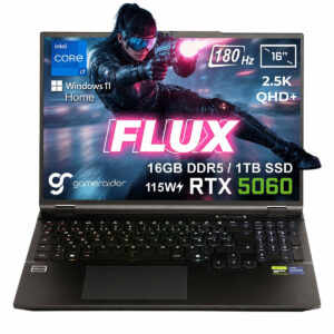 Gameraider Flux Gr16 Intel Core I7 14650hx Geforce Rtx 5060 8gb 115w 16gb Ddr5 1tb Ssd 16 Inç 2.5k Qhd+ 180hz W11 Home Gaming Laptop Çanta Hediyeli 1
