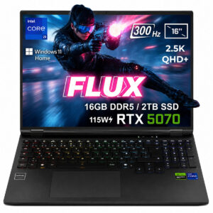 Gameraider Flux Gr16 Intel Core I9 14900hx Geforce Rtx 5070 8gb 115w 16gb Ddr5 2tb Ssd16 Inç 2.5k Qhd+ 300hz Freedos Gaming Laptop Çanta Hediyeli 1