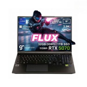 Gameraider Flux Gr16 Intel Core I9 14900hx Geforce Rtx 5070 8gb 115w 32gb Ddr5 1tb Ssd 16 Inc 2 5k Qhd 300hz W11 Home Gaming Laptop Canta Hediyeli Control Resonant Hediyeli