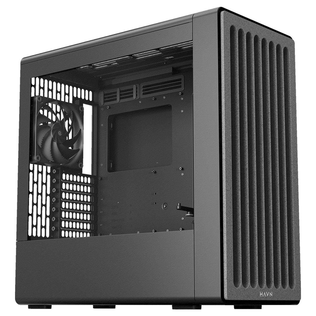 Havn Bf 360 Flow Black 2x180mm 1x140mm Fan Temperli Cam Usb 3 2 Mid Tower Atx Gaming Kasa 1