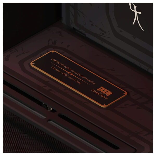 Havn Hs 420 Doom The Dark Ages Limited Edition Rgb Temperli Cam Usb 3 2 Mid Tower Atx Gaming Kasa 17