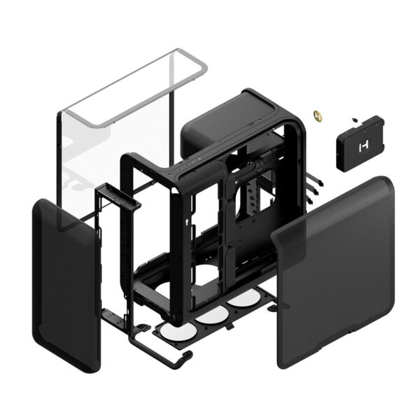 Hyte X50 Pitch Black Temperli Cam Usb 3.2 Atx Mid Tower Gaming Kasa (cs Hyte X50g Bb) – 2 Yıl Birebir Değişim Garantili 9